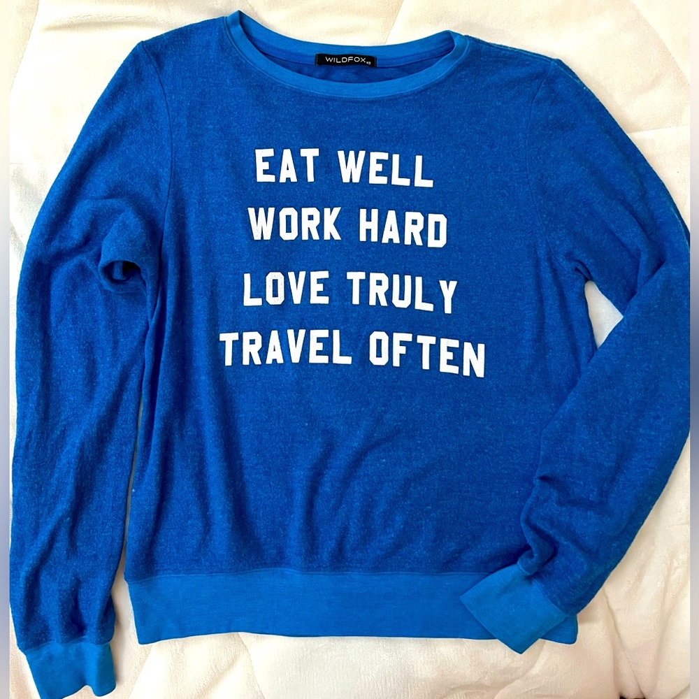 Wildfox “Mantra” Baggy Beach Jumper